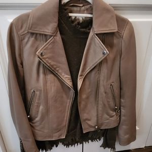 Reiss leather jacket